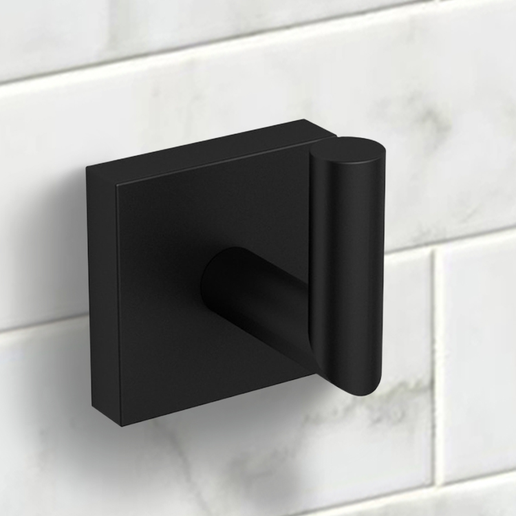 Nameeks NNBL003 Bathroom Hook, Matte Black